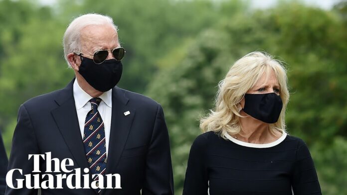 Joe Biden re-emerges for Memorial Day after two months in quarantine