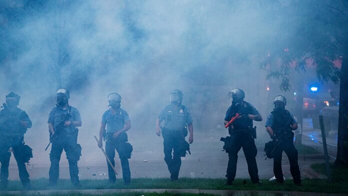 Protesters clash with Minneapolis police after George Floyd’s death