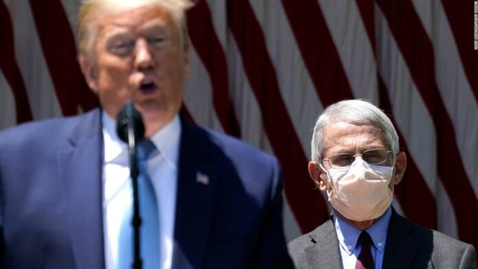 Fauci says he wears a mask to be a symbol of what ‘you should be doing’