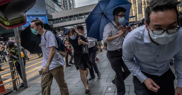 Protesters in Hong Kong Rally Against China’s Tightening Grip
