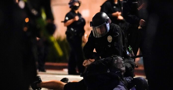 Protesters shut down 110 Freeway in downtown L.A.