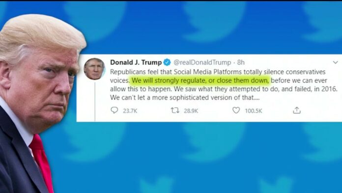 Trump signs social media executive order, calls for removal of liability protections because of ‘censoring’