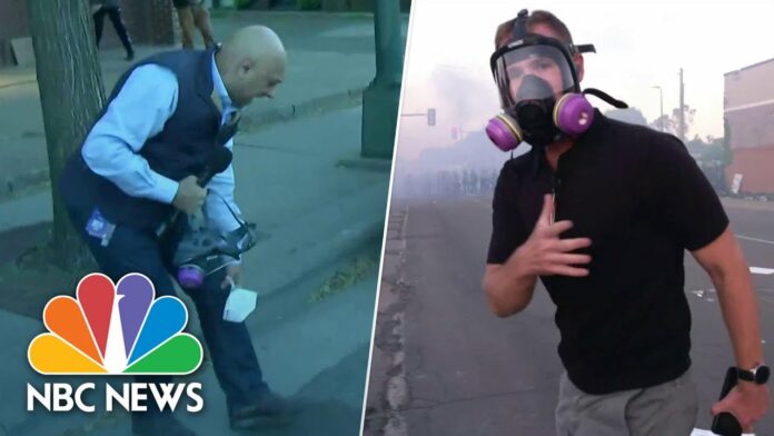 Watch: NBC News Reporters Get Caught In Minneapolis Crowd-Control Effort | NBC News