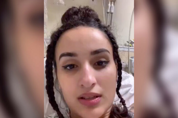 Woman hospitalized after being pushed by NYPD cop urges protesters to ‘be careful’