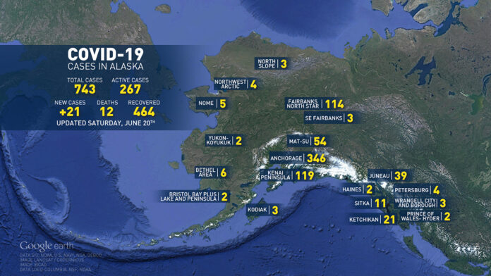 21 Alaskans have tested positive for COVID-19 says DHSS