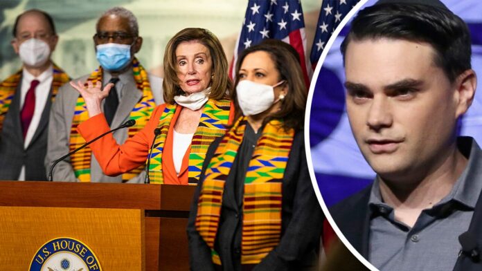 Ben Shapiro slams Pelosi for donning kente cloth in Floyd demonstration: ‘What in the world are you doing?’