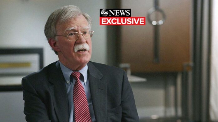 Bolton says he hopes Trump is 1-term president, warns country imperiled by his reelection