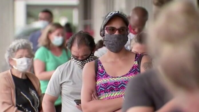 California order requires masks in public following spike in coronavirus hospitalizations