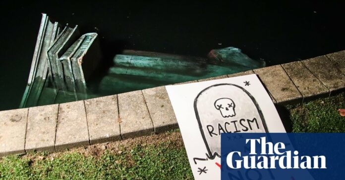 Christopher Columbus statue toppled in Virginia by protesters