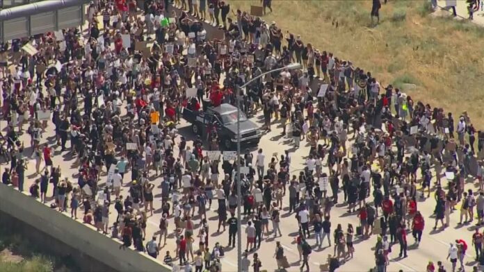 Colorado protesters shut down highway calling for justice for Elijah McClain