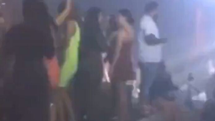 Crowded downtown Houston nightclub recorded on video -TV