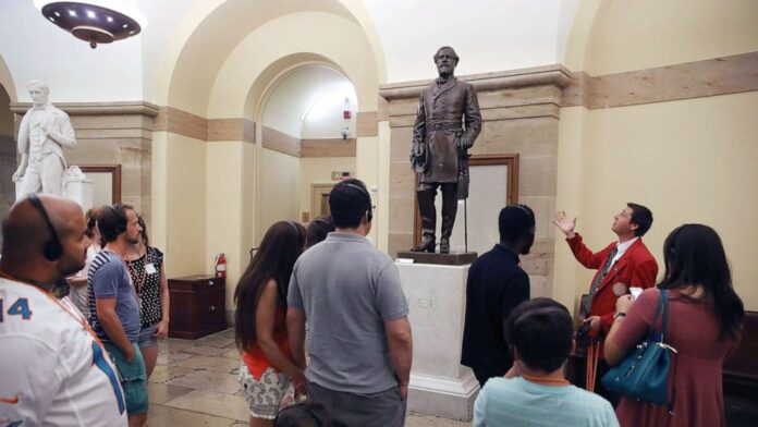 Democrats push to remove Confederate statues from US Capitol after George Floyd’s death