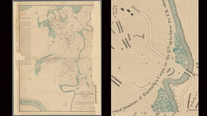 Discovery of Civil War map sheds new light on Antietam’s bloody aftermath