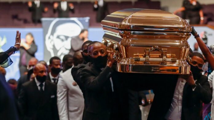 George Floyd’s family and friends pay final respects at funeral in Houston