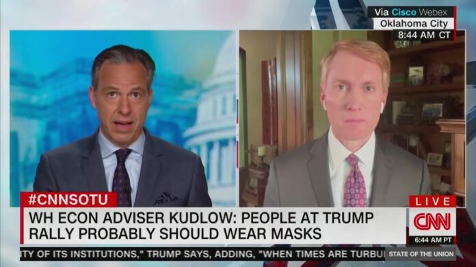 GOP Senator James Lankford Says Hasn’t Decided if He’ll Wear Mask at Trump’s Tulsa Rally