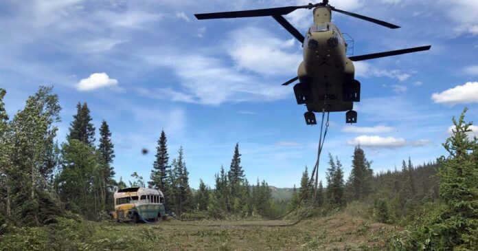 ‘Into the Wild’ bus removed from Alaska backcountry for public safety