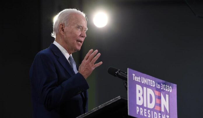 Joe Biden says Donald Trump ‘squandered’ the economy, causing recession