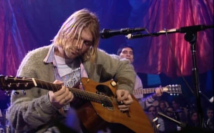 Kurt Cobain’s Guitar From ‘MTV Unplugged’ Show Draws Record Price At Auction