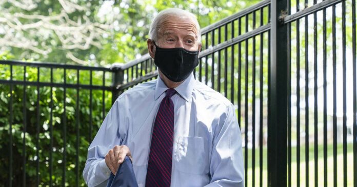 Mandatory masks? Biden says as president he would require wearing face coverings in public