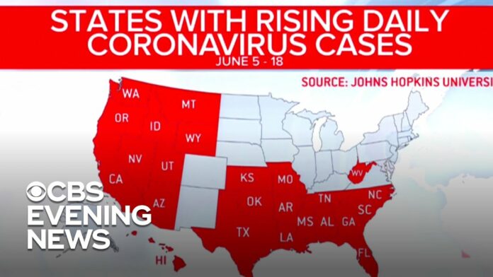 Many states continue to face record highs in coronavirus cases