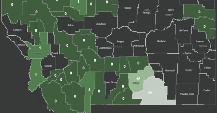 Montana reports 4 new COVID-19 cases Monday, June 1