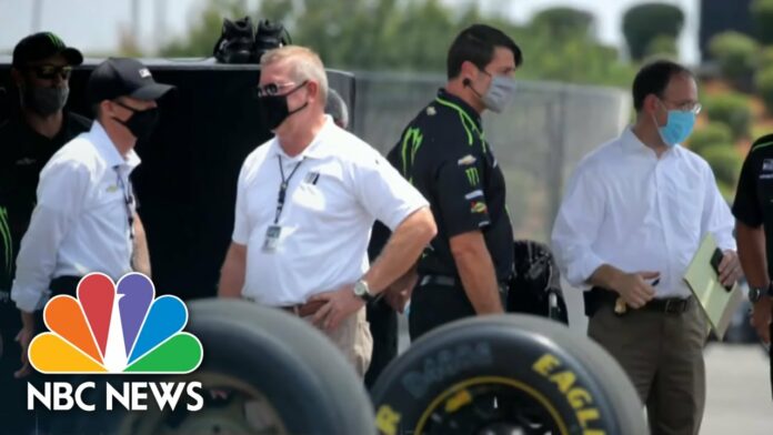 NASCAR Drivers Show Solidarity With Bubba Wallace After Noose Found In His Garage Stall | NBC News