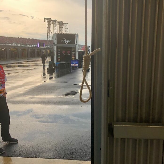 NASCAR releases photo of ‘noose’ found in Bubba Wallace’s garage