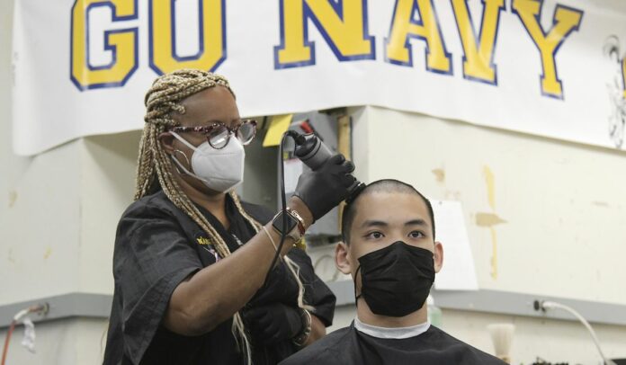 Navy Academy Induction Day, Plebes, parents adjust to coronavirus