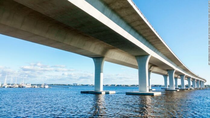 Officials clarify that a Florida bridge is not at risk of immediate collapse after a large crack appeared