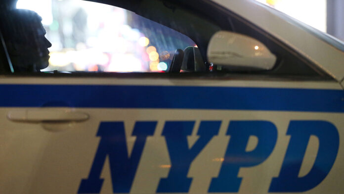 PBA president Pat Lynch, NYPD and law enforcement union members hold press conference