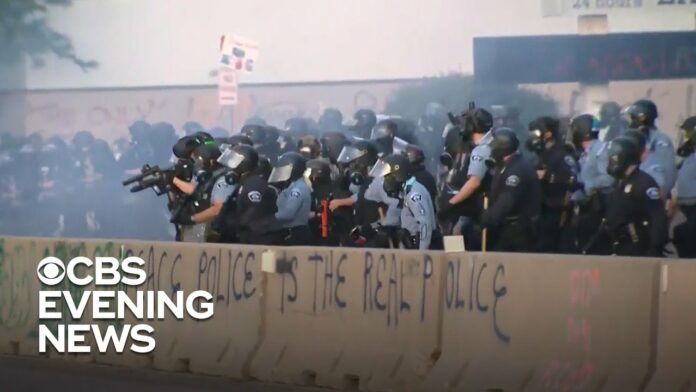 Police in Twin Cities clash with protesters in another violent night