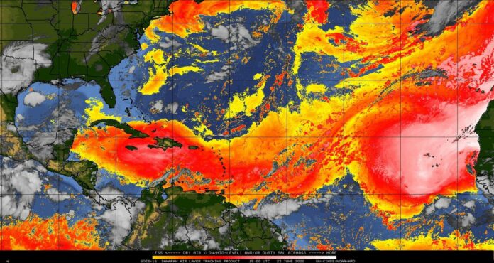 Saharan dust is suppressing hurricane activity over the Atlantic. Don’t count on it staying that way.