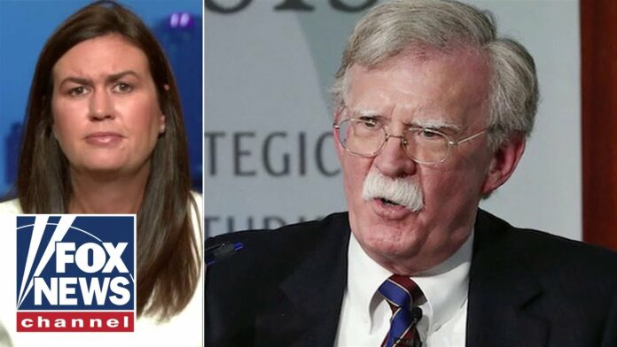 Sarah Sanders: Bolton was ‘completely drunk on power’ in White House