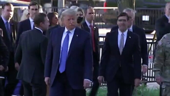 Some Pentagon leaders break from Trump over potential use of military to nationwide protests