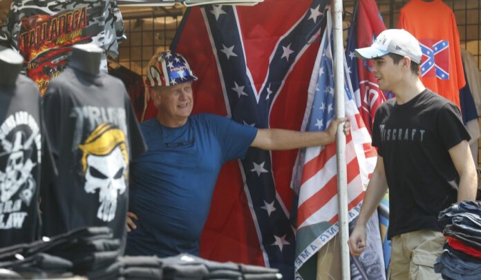 Talladega scene eerie after NASCAR Confederate flag ban