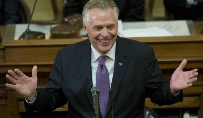 Terry McAuliffe tells Democrats Biden’s doing ‘fine in the basement’