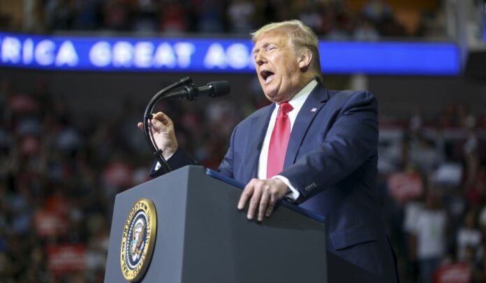 Trump blasts Biden over loyalty to blacks, mental fitness at Tulsa rally