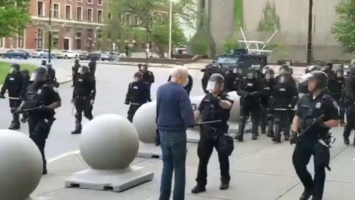 Trump takes heat for suggesting man shoved by Buffalo police may be ‘ANTIFA provocateur’