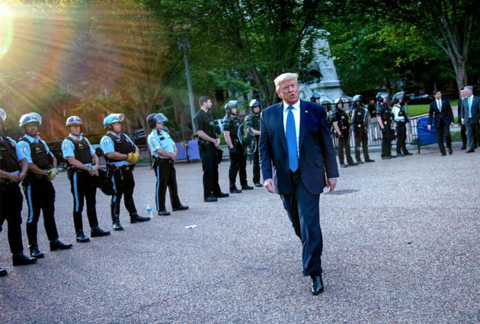 Trump’s trapped in his own bunker of fear — with his fan base of right wing cowards