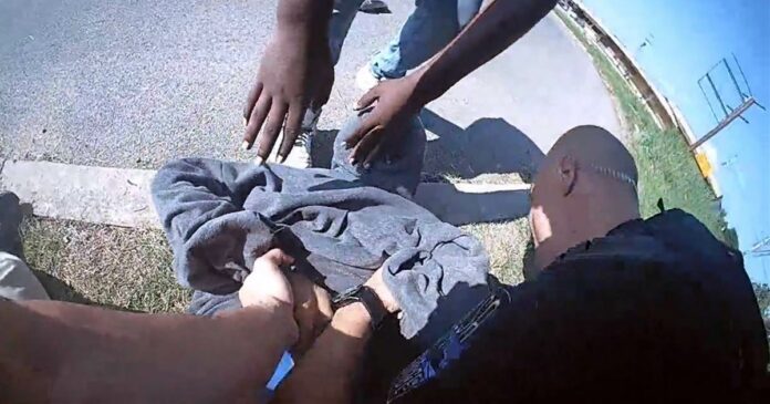 Tulsa police slammed after video shows handcuffing of 2 black teens for jaywalking