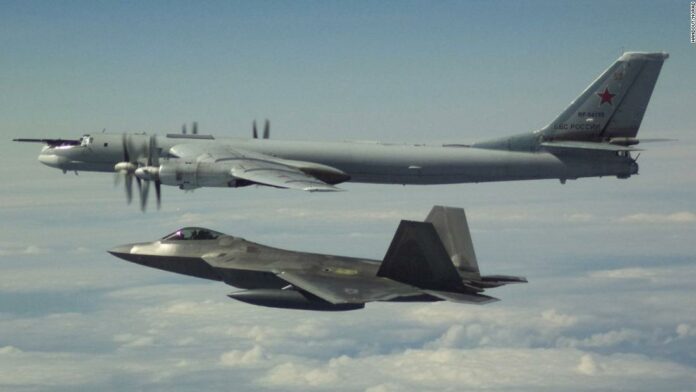 US intercepts Russian bombers and fighter jets off coast of Alaska in international airspace