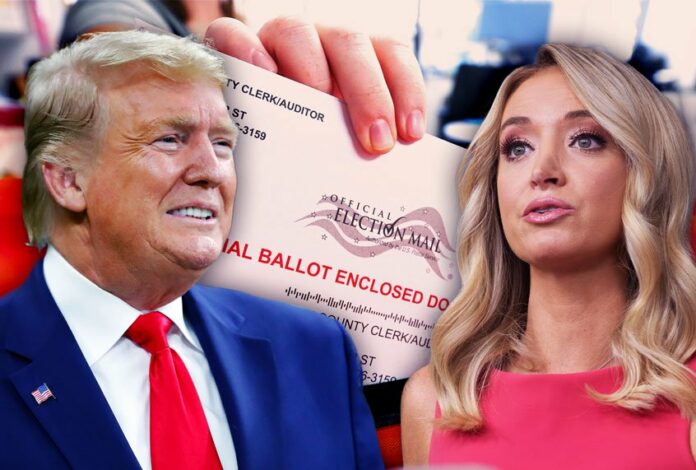 Voter fraud truthers President Trump and Kayleigh McEnany may have voted illegally by mail: report