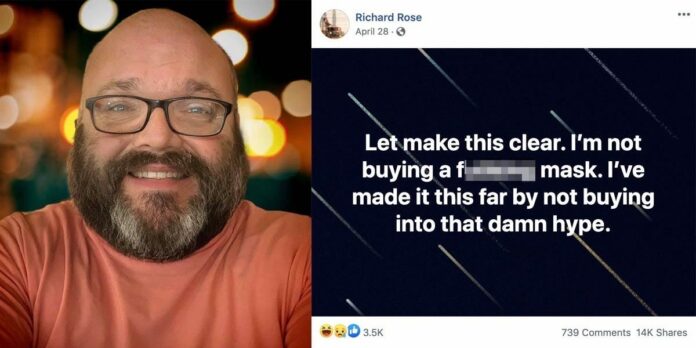 A 37-year-old Ohio man died from coronavirus after slamming ‘hype’ over pandemic on Facebook