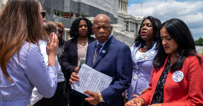 After Death of John Lewis, Democrats Renew Push for Voting Rights Law