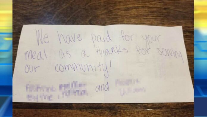 Alabama county deputy moved by teens’ random act of kindness