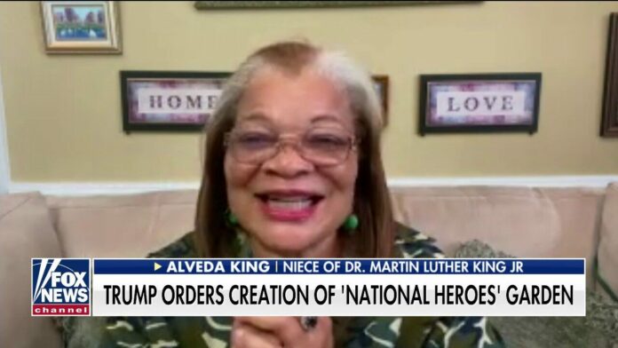 Alveda King on Trump’s decision to create national garden honoring US heroes: ‘I love the idea’