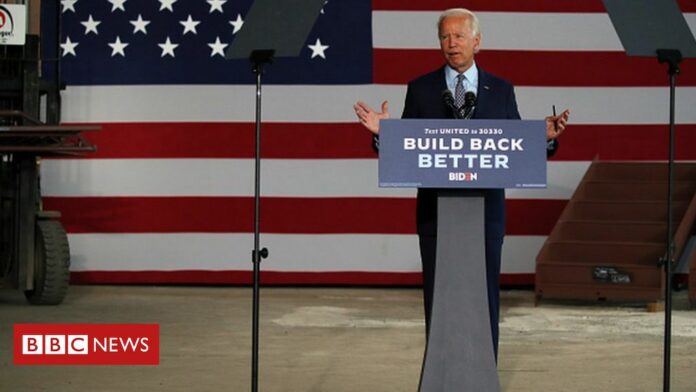 Biden sets out ‘Buy American’ economic plan