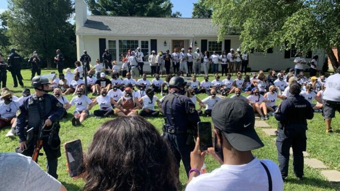 Breonna Taylor protesters facing felony charges after dozens arrested at Kentucky attorney general’s home