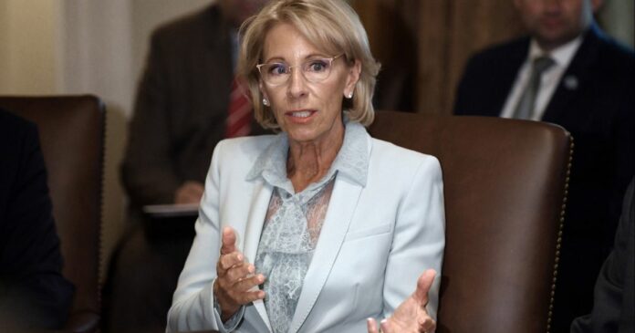 Coronavirus: Betsy DeVos downplays school opening risk