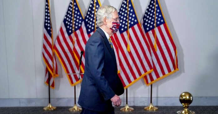 Coronavirus clash hands Mitch McConnell his ‘toughest challenge as majority leader’
